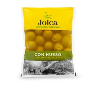 ACEITUNA MANZANILLA FINA JOLCA 100 GR.BOLSA