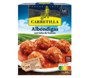 ALBONDIGAS CON SALSA DE TOMATE CARRETILLA 300 GRS.