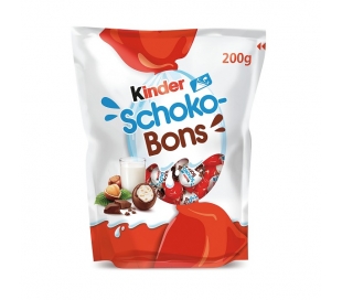 CHOCOLATE SCHOKO BONS KINDER 200 GRS.