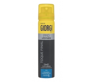 LACA DE CABELLO ACABADO NATURAL, PRO ULTIMATE GIORGI 75 ML.