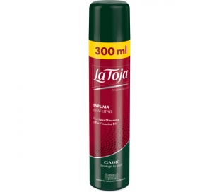 ESPUMA AFEITAR CLASSIC LA TOJA 250+50 ML.