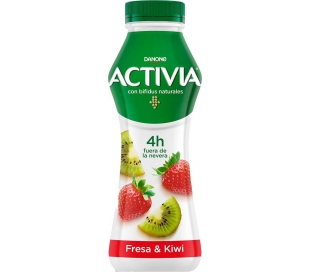 YOGUR LIQUIDO ACTIVIA FRESA Y KIWI DANONE 280 GRS.