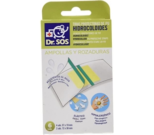 TIRITAS RESISTENTES STRIPS POLIO/HIDROCO DR.SOS 6 UN.