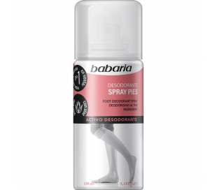 DESODORANTE SPRAY PIES CON ALOE, ACTIVO BABARIA 150 ML.