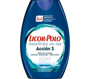 PASTA DENTAL ACCION 3 LICOR POLO 75 ML.
