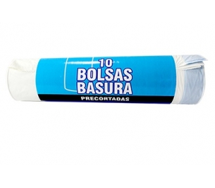 BOLSA BASURA 60 L.PRECORTADA R-50 10 UN.