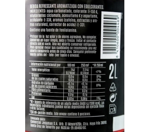 REFRESCOS COLA ZERO TAMARINDO 2 L.