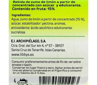 LIMONADA FRESH LIGHT LIBBYS CRISTAL 1 L.