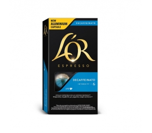 CAFÉ CÁPSULA ESPRESSO DESCAFEINADO L OR ESPRESSO 10 UN.