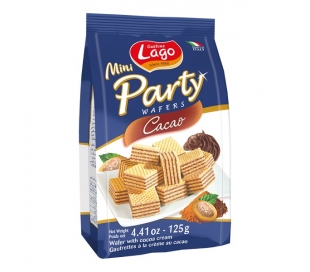 BARQUILLO MINI PARTY CACAO GASTONE LAGO 125 GRS.