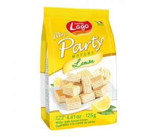 BARQUILLO MINI PARTY LIMON GASTONE LAGO 125 GRS.