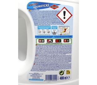 DETERGENTE LIQUIDO AUTOMATICAS ORO 4 L.