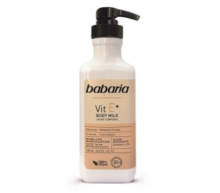 body-milk-vitamina-e-babaria-500-ml