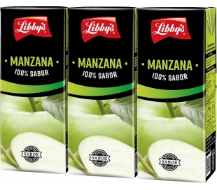 NECTAR MANZANA LIBBYS PACK 3X200 ML.