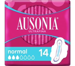 COMPRESAS ULTRAFINA NORMAL ALAS AUSONIA 14 UN.