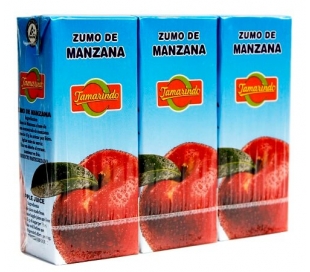 ZUMO MANZANA TAMARINDO PACK 3X200 ML.