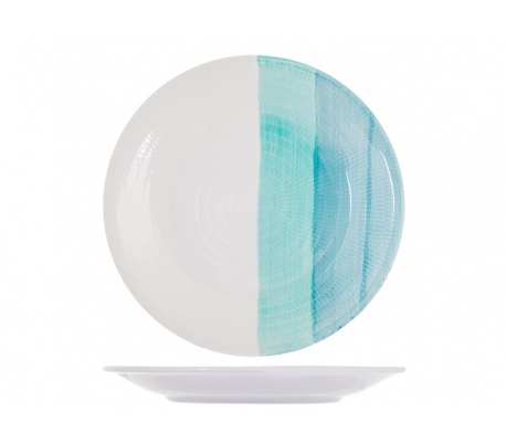 plato-llano-25-cm-ceramica-bicolor-azul-venus-1-un-ref-16307
