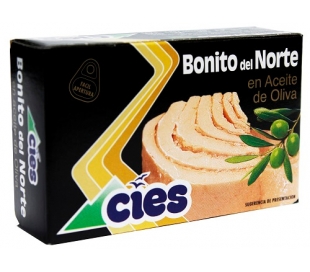 ATUN CLARO AC.OLIVA BAJO EN SAL CIES 72,5 GR.