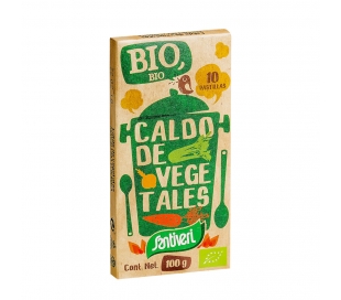 CALDO VEGETALES SANTIVERI 100 GR.10 PASTILLAS