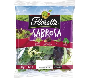 ESPECIALIDAD ENVASADA ENSALADA SABROSA FLORETTE 110 GR.