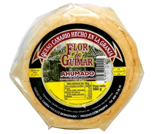 QUESO FRESCO CABRA AHUMADO FLOR DE GUIMAR 560 GR.