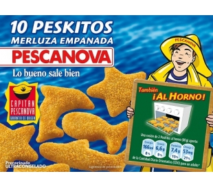 MERLUZA PESKITOS PESCANOVA 400 GR.