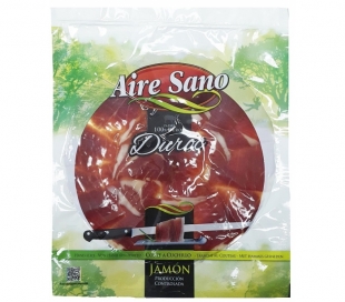 JAMON DUROC CORTE A CUCHILLO AIRE SANO 80 GRS.