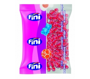 GOLOSINAS DE GOMA CEREZAS GRAJEADAS, BOLSA FINI 1 KG.
