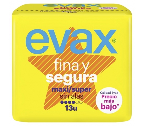 compresas-fina-y-segura-maxi-super-evax-13-uds