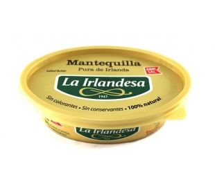 MANTEQUILLA CON SAL LA IRLANDESA 250 GRS.