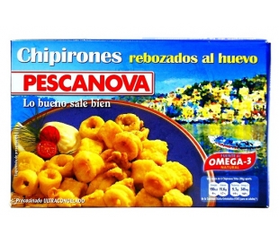 CHOPIS REBOZADOS AL HUEVO PESCANOVA 250 GRS.