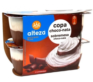 COPA CHOCOLATE NATA ALTEZA PACK 4X115 GRS.