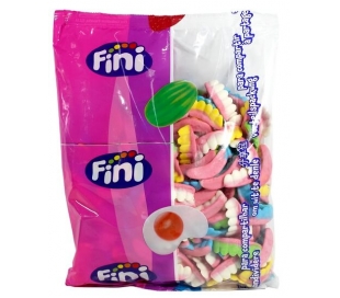 GOLOSINAS DE GOMA DENTADURAS FOAM, BOLSA FINI 1 KG.