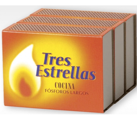 fosforos-largos-cocina-tres-estrellas-pack-3-un