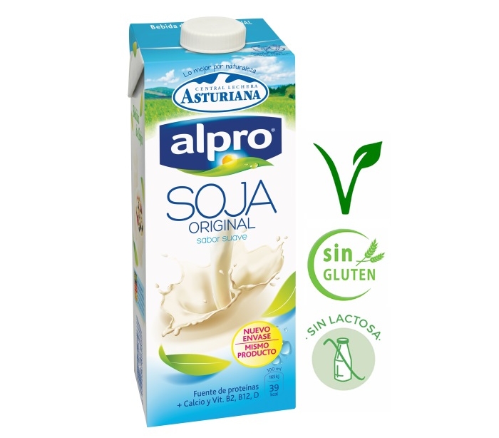 diferente a Especificidad Huracán BEBIDA SOJA ORIGINAL ALPRO 1 L.