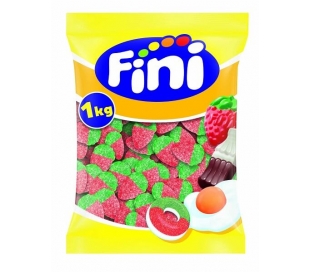 GOLOSINAS DE GOMA FRESAS SALVAJES PICA, BOLSA FINI 1 KG.