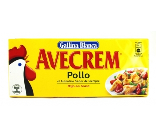 CALDO AVECREM POLLO GALLINA BLANCA 12PASTILLAS. 120 GR.