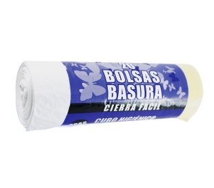 BOLSA BASURA 12 L.HIGIÉNICA R-50 20 UN.