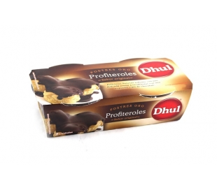 POSTRE ORO PROFITEROLES DHUL PACK 2X60 GRS.