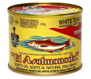 BONITO DEL NORTE AL NATURAL E.ASALMONADO 200 GR.