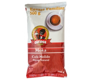 CAFÉ TUESTE NATURAL MOLIDO MOKA CARIOCA 500 GR.
