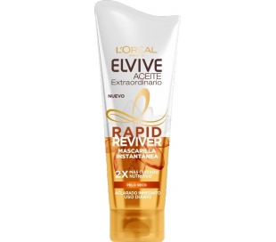 MASCARILLA ACEITE EXTRAORDI.RAPID REVIVER ELVIVE 180 ML.