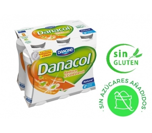 DANACOL LIQUIDO NATURAL DANONE PACK 6X100 GRS.