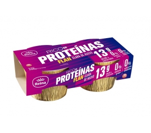 FLAN RICO EN PROTEINAS REINA PACK 2X160 GR.