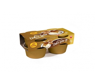 FLAN DULCE DE LECHE REINA PACK 4X100 GR.