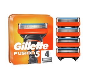 REPUESTO MAQUINILLA AFEITAR FUSION GILLETTE 4 UDS.