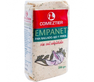 PAN RALLADO EMPANET AJO PEREJIL COMEZTIER 250 GR.