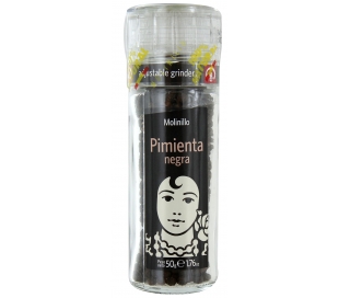 CONDIMENTO MOLINILLO PIMIENTA NEGRA GRANO CARMENCITA 50 GRS.