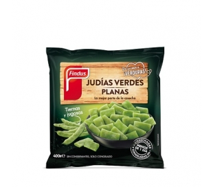 JUDIAS VERDES TROZOS PLANA FINDUS 400 GR.