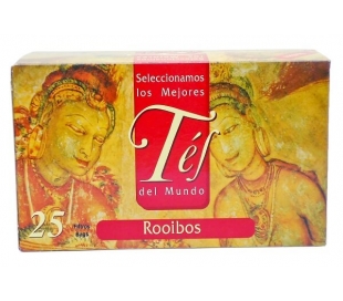 INFUSIÓN TÉ ROOIBOS TÉS DEL MUNDO 25 UN.